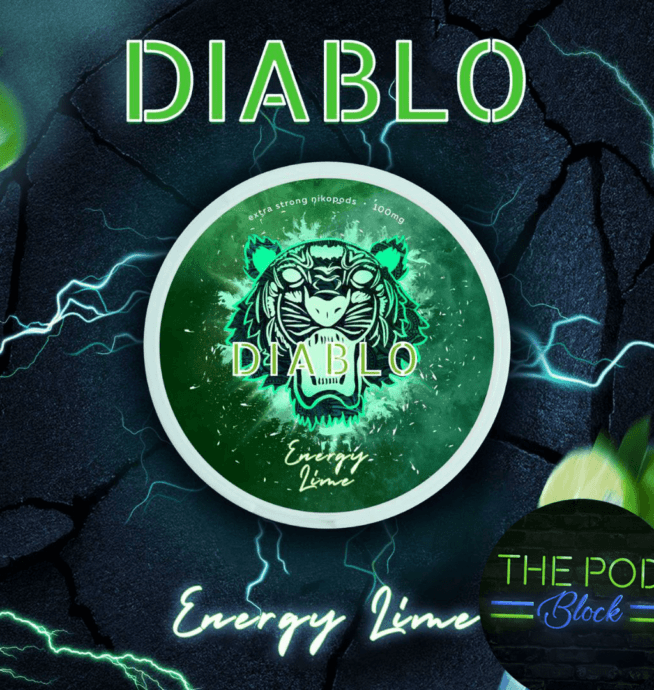 Diablo Energy Lime Flavoured Nicopod