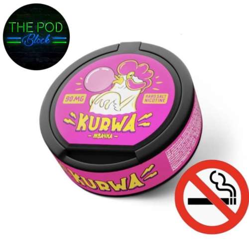 Kurwa Bubblegum Flavour Nicotine Pouch