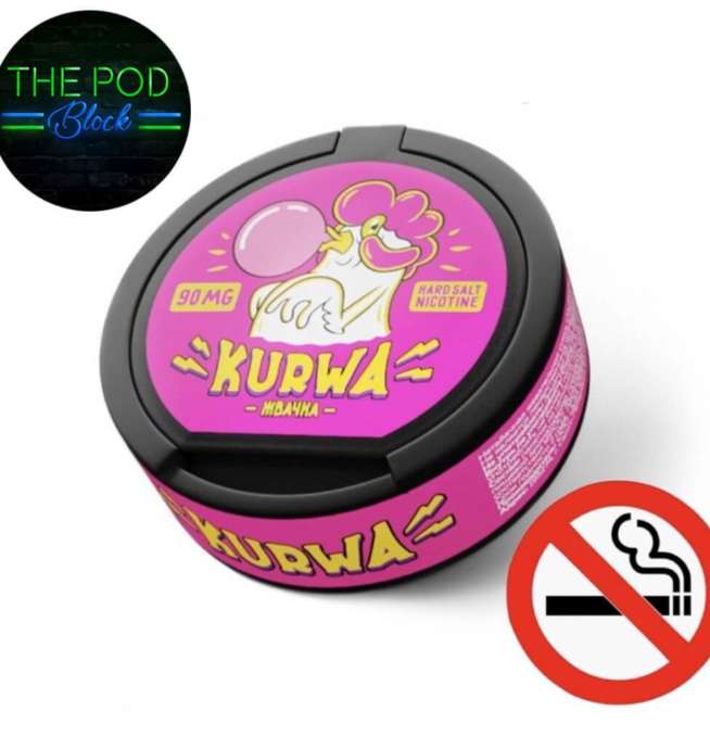 Kurwa Bubblegum Flavour Nicotine Pouch
