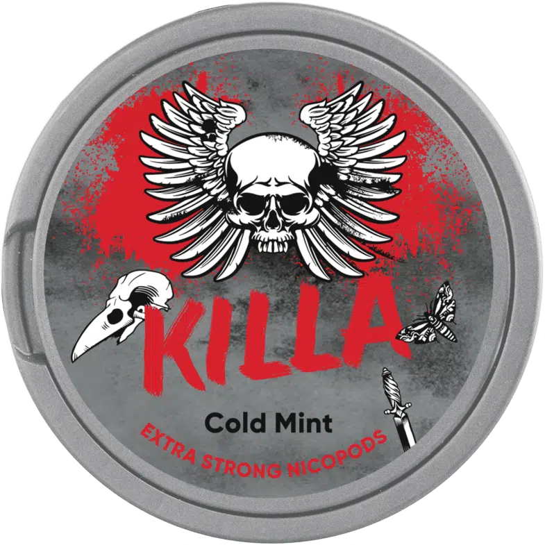 Killa Cold Mint Snus nicotine pouches the pod block