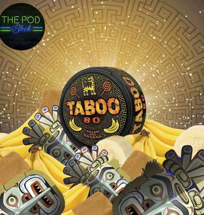 Taboo Caramel and Banana Flavoured Nicopod