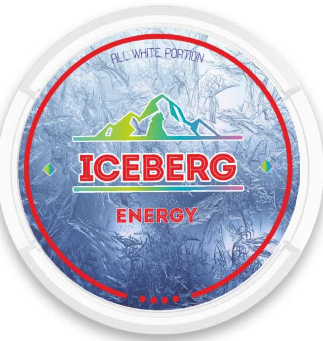 Iceberg Energy Drink Flavoured Nicotine Pouch 80mg