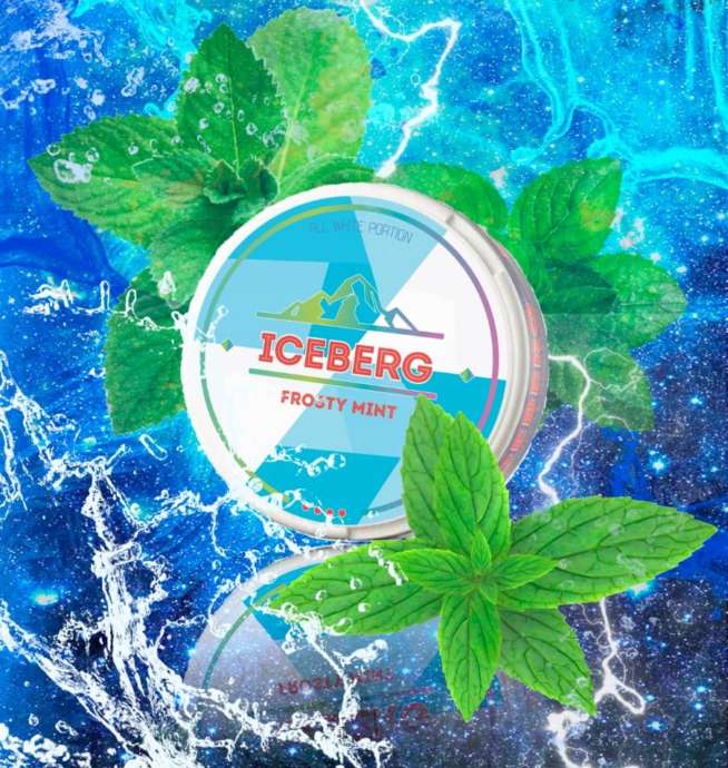 Iceberg Frosty Mint Flavoured Nicotine Pouch