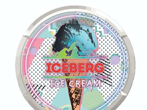 iceberg ice cream nicotine pouches snus nicopods the pod block