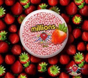 millions strawberry snus nicotine pouches the pod block