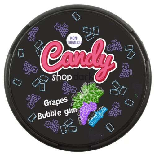 candy shop grape bubblegum nicotine pouches snus nicopods the pod block