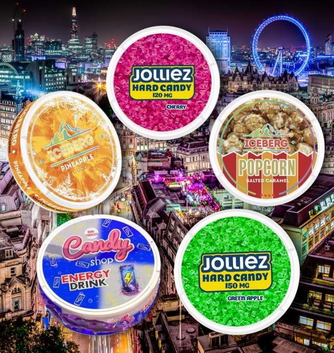 london city multipack jolliez candy shop iceberg candy shop nicotine pouches snus nicopods the pod block