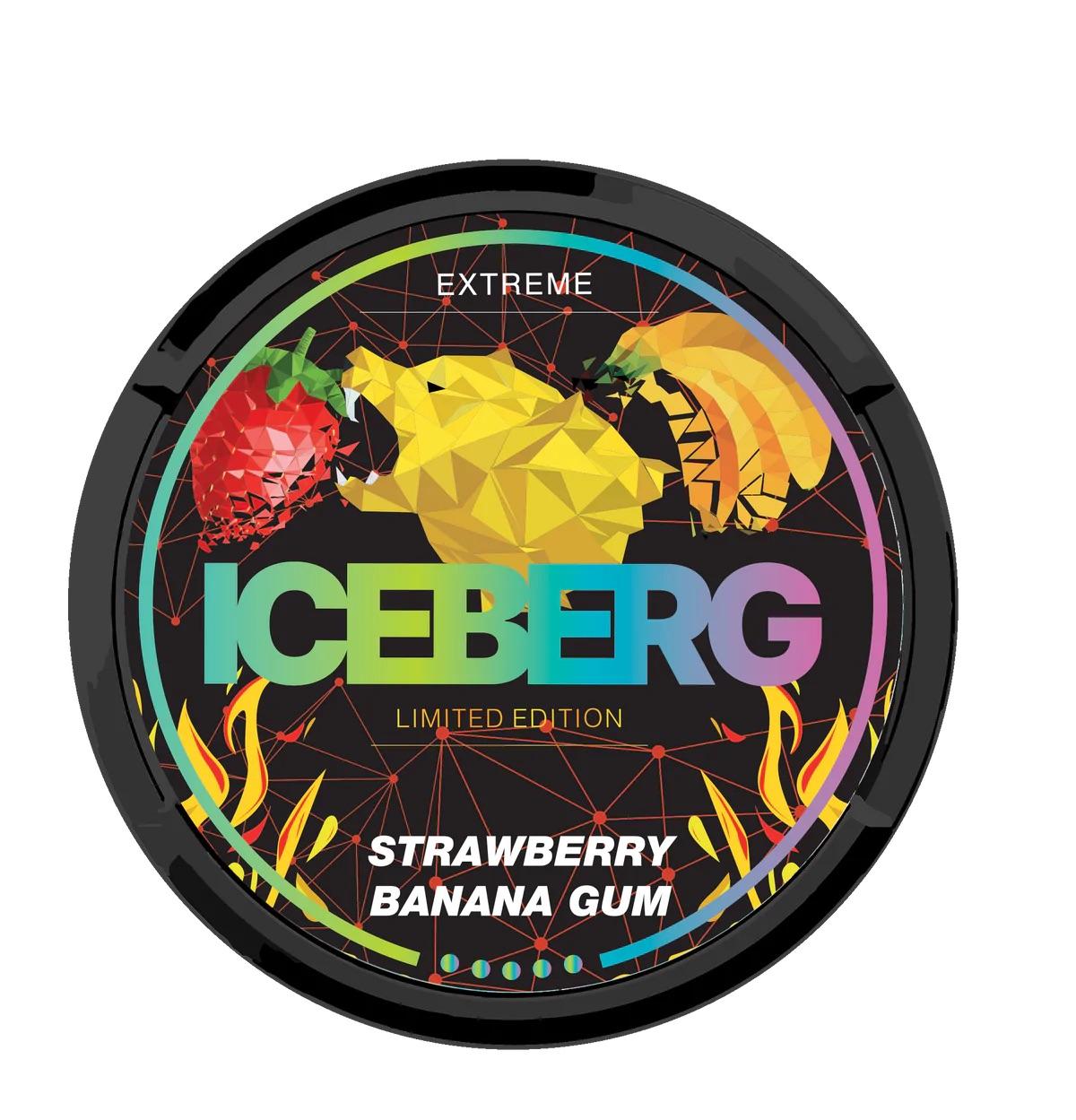 Iceberg extreme. Iceberg Banana Gum. Iceberg Limited Edition - Strawberry. Extreme Gum.