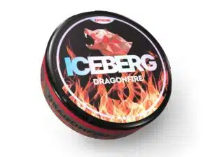 iceberg ultra dragon fire snus nicotine pouches the pod block