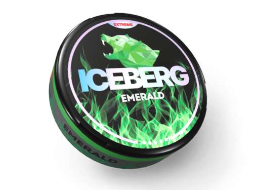 iceberg ultra emerald snus nicotine pouches the pod block