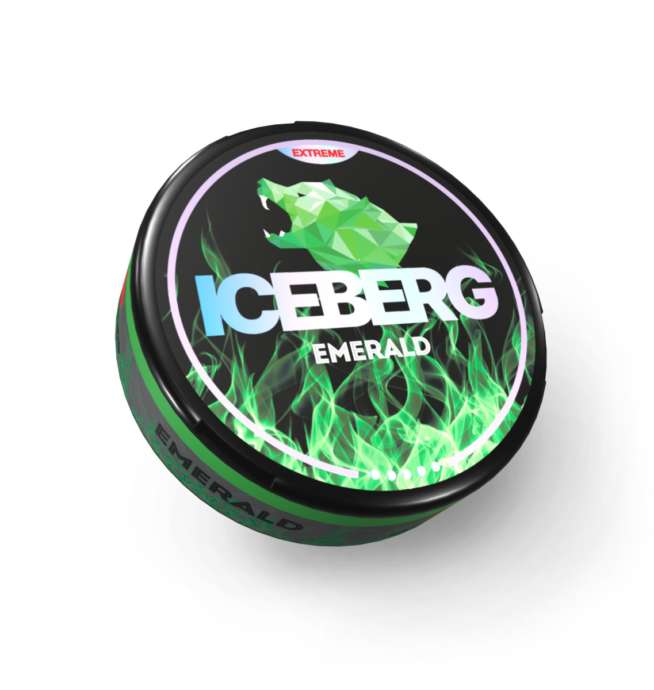 iceberg ultra emerald snus nicotine pouches the pod block
