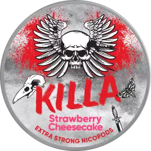 killa strawberry cheesecake snus nicotine pouches the pod block