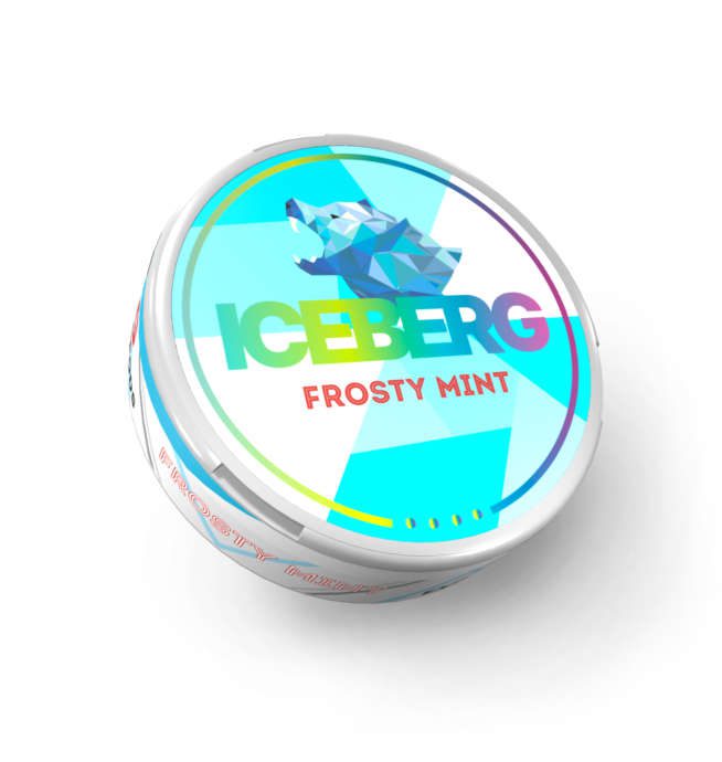 iceberg frosty mint snus nicotine pouches the pod block new