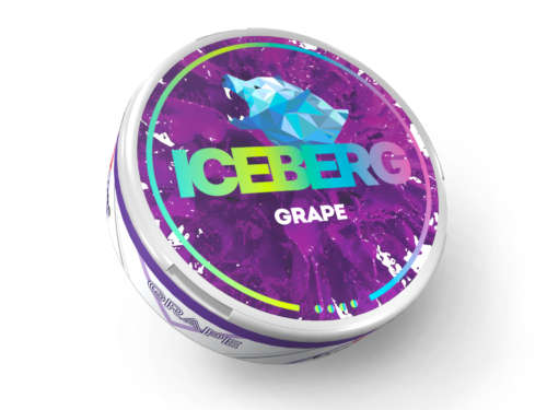 iceberg grape snus nicotine pouches the pod block new