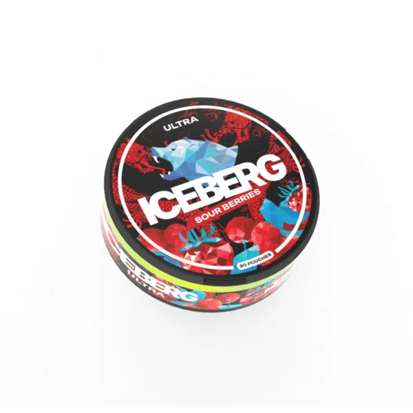 iceberg xxl sour berries snus nicotine pouches the pod block new