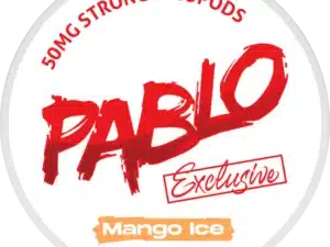 pablo mango ice snus nicotine pouches the pod block