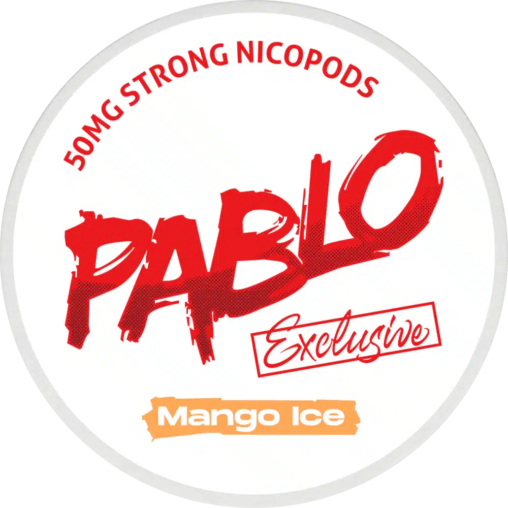 pablo mango ice snus nicotine pouches the pod block