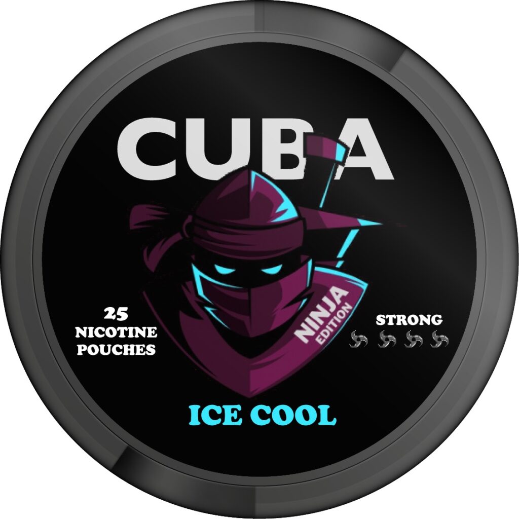 cuba ninja 150mg ice cool snus nicotine pouches the pod block new