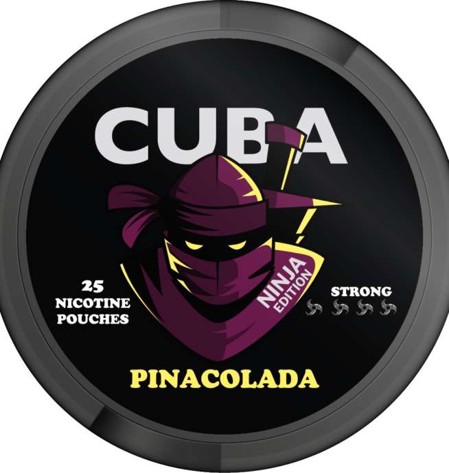 cuba ninja light pinacolada snus nicotine pouches the pod block new