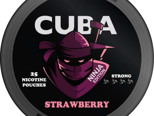 cuba ninja light strawberry snus nicotine pouches the pod block new