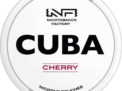 cuba whiteline cherry snus nicotine pouches the pod block new