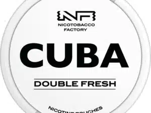 cuba whiteline double fresh snus nicotine pouches the pod block new
