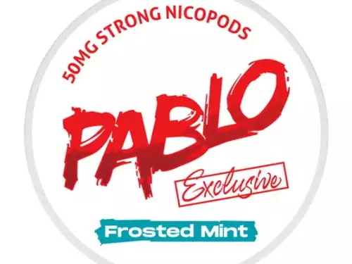pablo frosted mint snus nicotine pouches the pod block