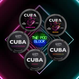 cuba multipack nicotine pouches snus nicopods the pod block