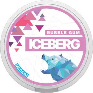 iceberg light bubblegum snus nicotine pouches the pod block new