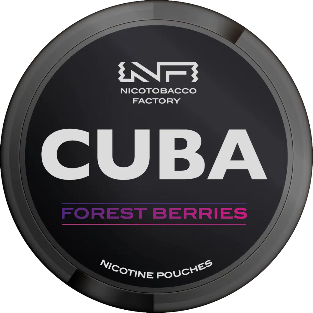 cuba black line foresr berries nicotine pouches the pod block new