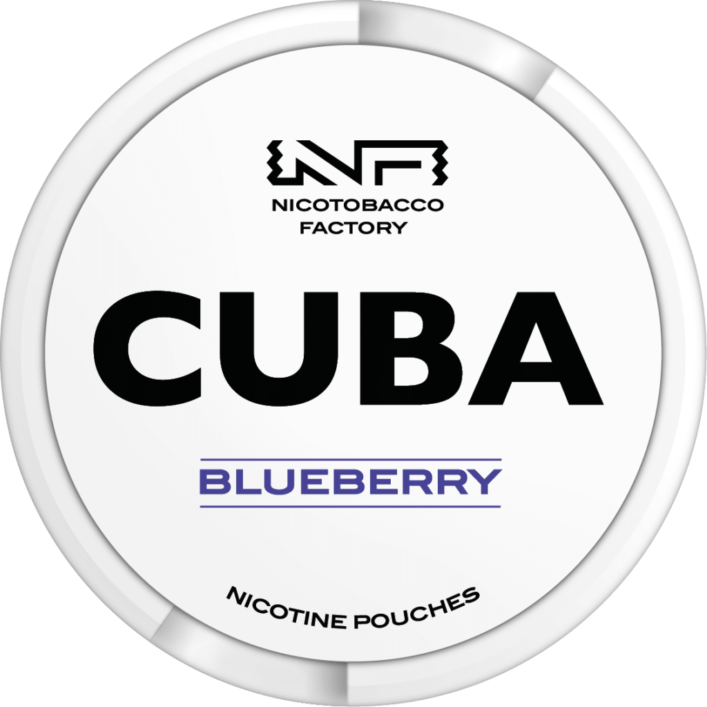 cuba whiteline blueberry snus nicotine pouches the pod block new