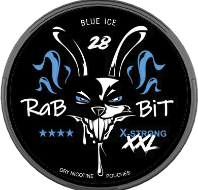 rabbit blue ice snus nicotine pouches the pod block