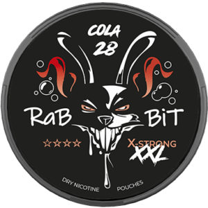 rabbit cola snus nicotine pouches the pod block