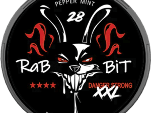 rabbit pepper mint snus nicotine pouches the pod block