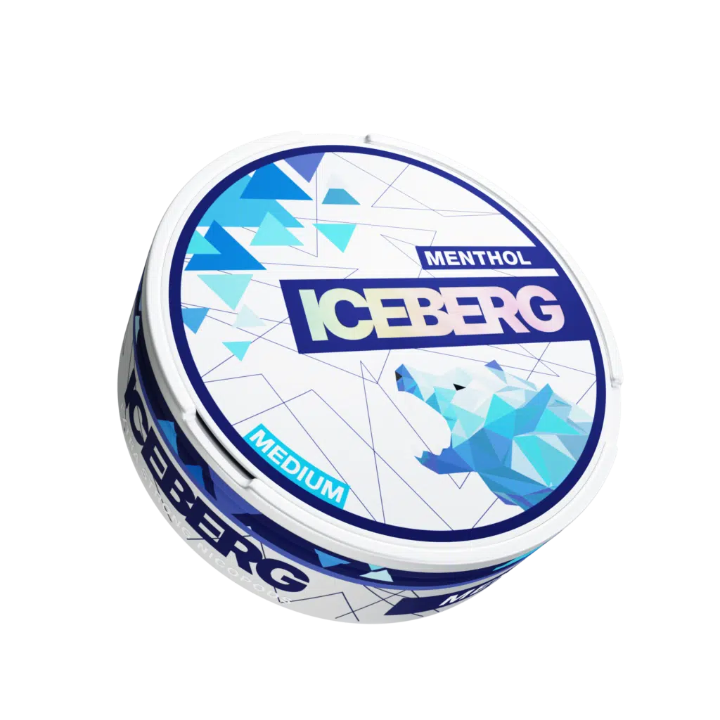 iceberg light menthol snus nicotine pouches the pod block new