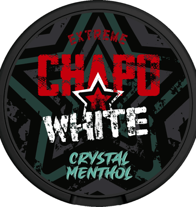 chappo white crystal menthol snus nicotine pouches the pod block new 7.5mg