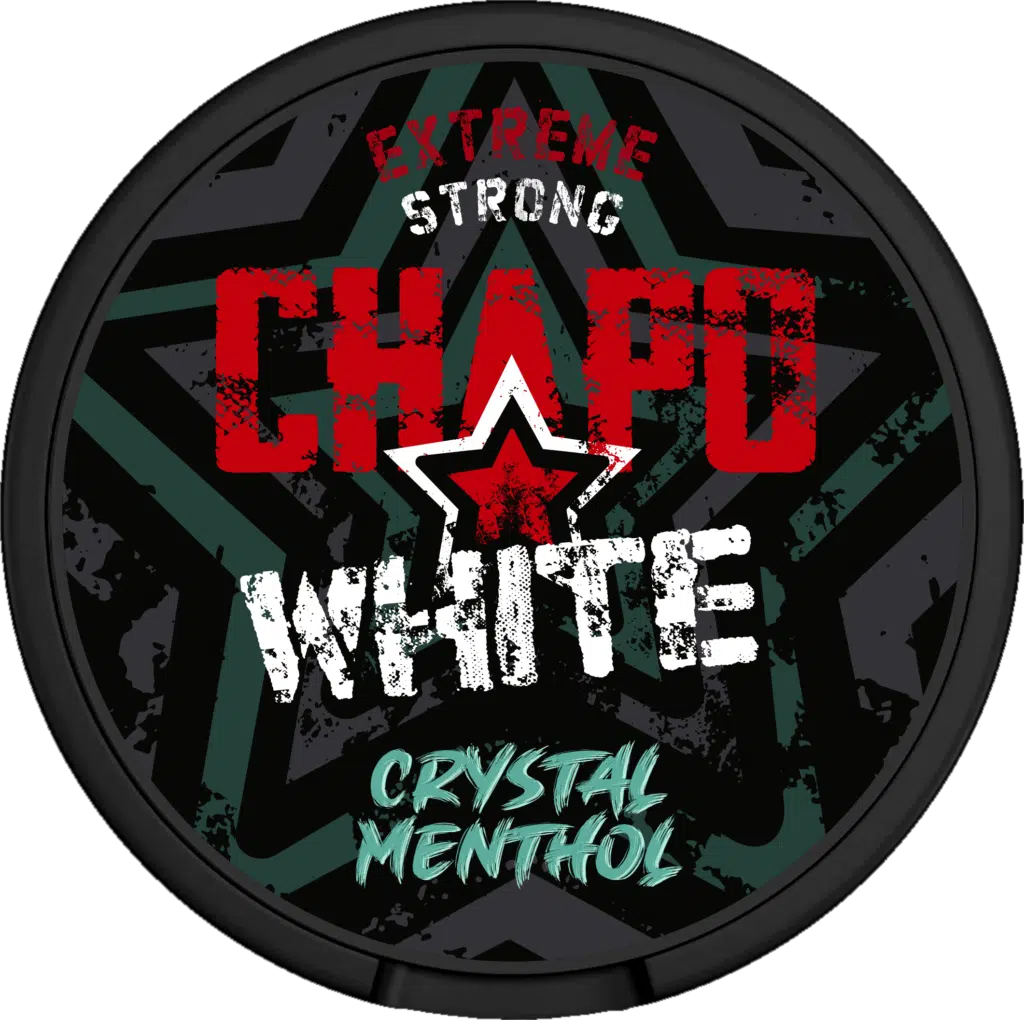 chappo white crystal menthol snus snus nicotine pouches the pod block new