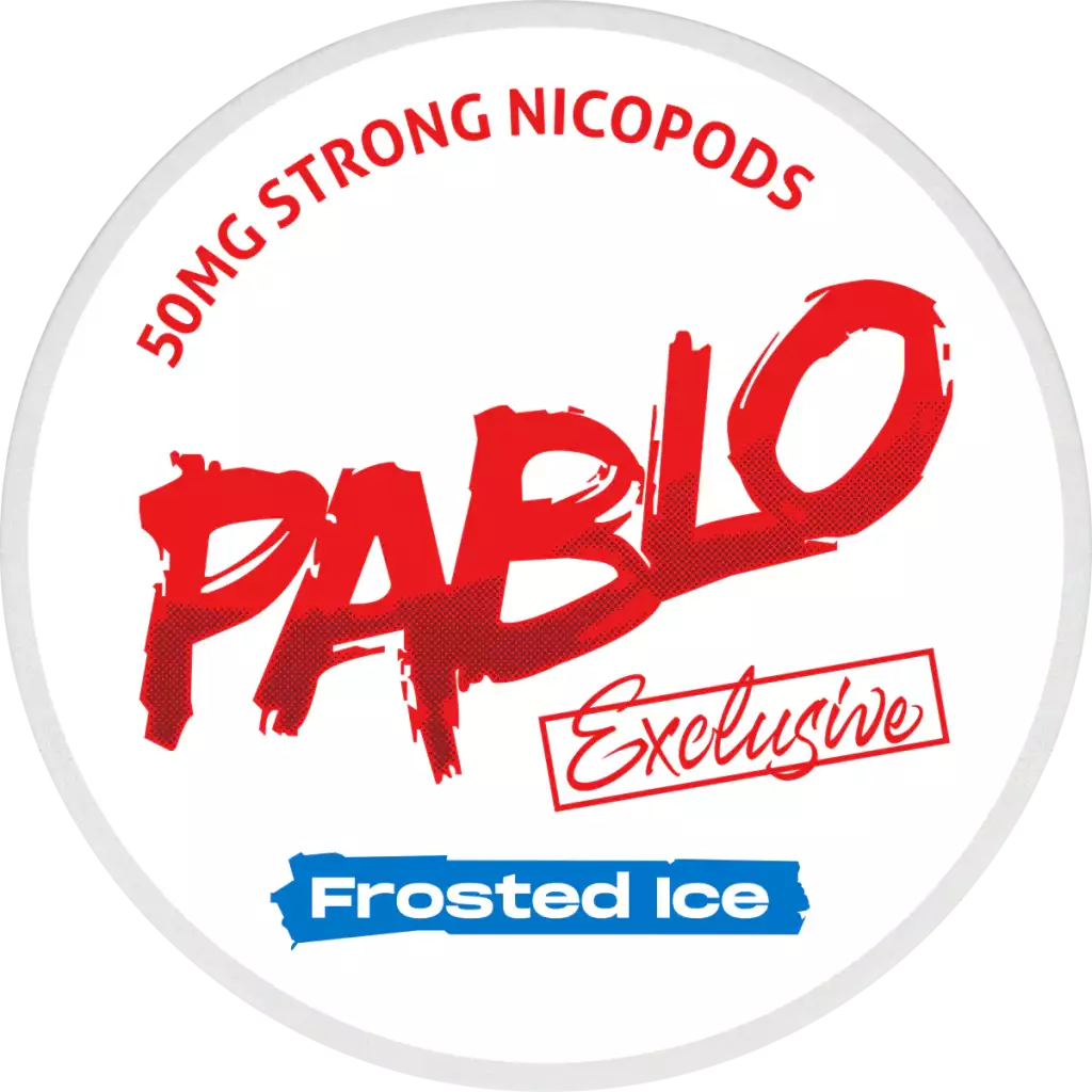 pablo frosted ice snus nicotine pouches the pod block