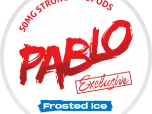 pablo frosted ice snus nicotine pouches the pod block