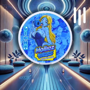 Molliez Blue Raspberry Cotton Candy Nicotine Pouches