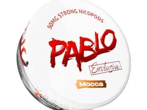 pablo mocca snus nicotine pouches the pod block