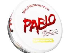 pablo lemonade snus nicotine pouches the pod block