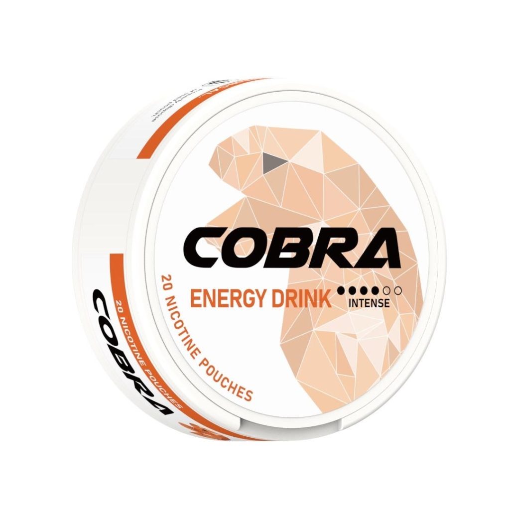 Cobra energy drink 30mg nicotine pouches