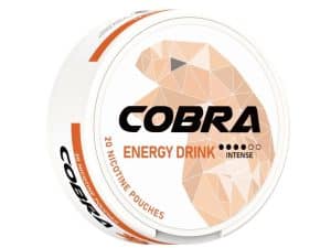 Cobra energy drink 30mg nicotine pouches