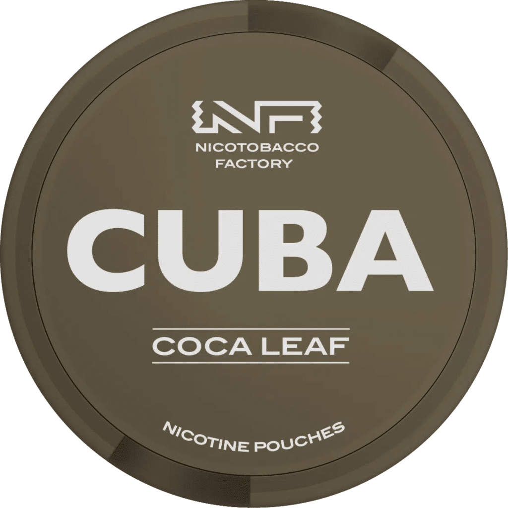 cuba black line coca leaf snus nicotine pouches the pod block new