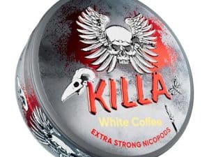 killa white coffee snus nicotine pouches the pod block