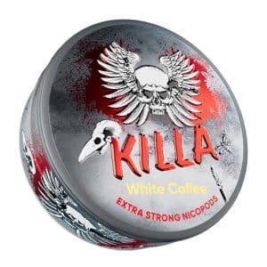 killa white coffee snus nicotine pouches the pod block