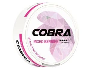 Cobra mixed berries 30mg nicotine pouches