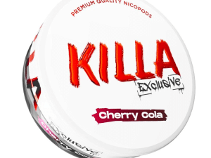 killa cherry cola snus nicotine pouches the pod block