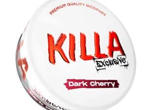 killa dark cherry snus nicotine pouches the pod block